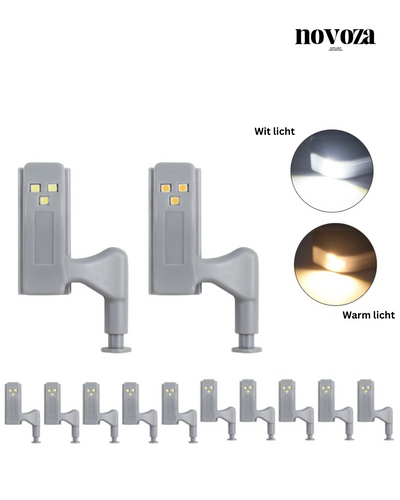 Slimme LED Kastverlichting – Automatisch Licht Zonder Installatie - novoza