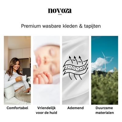 VICTORIA - Wasbaar Vloerkleed - novoza