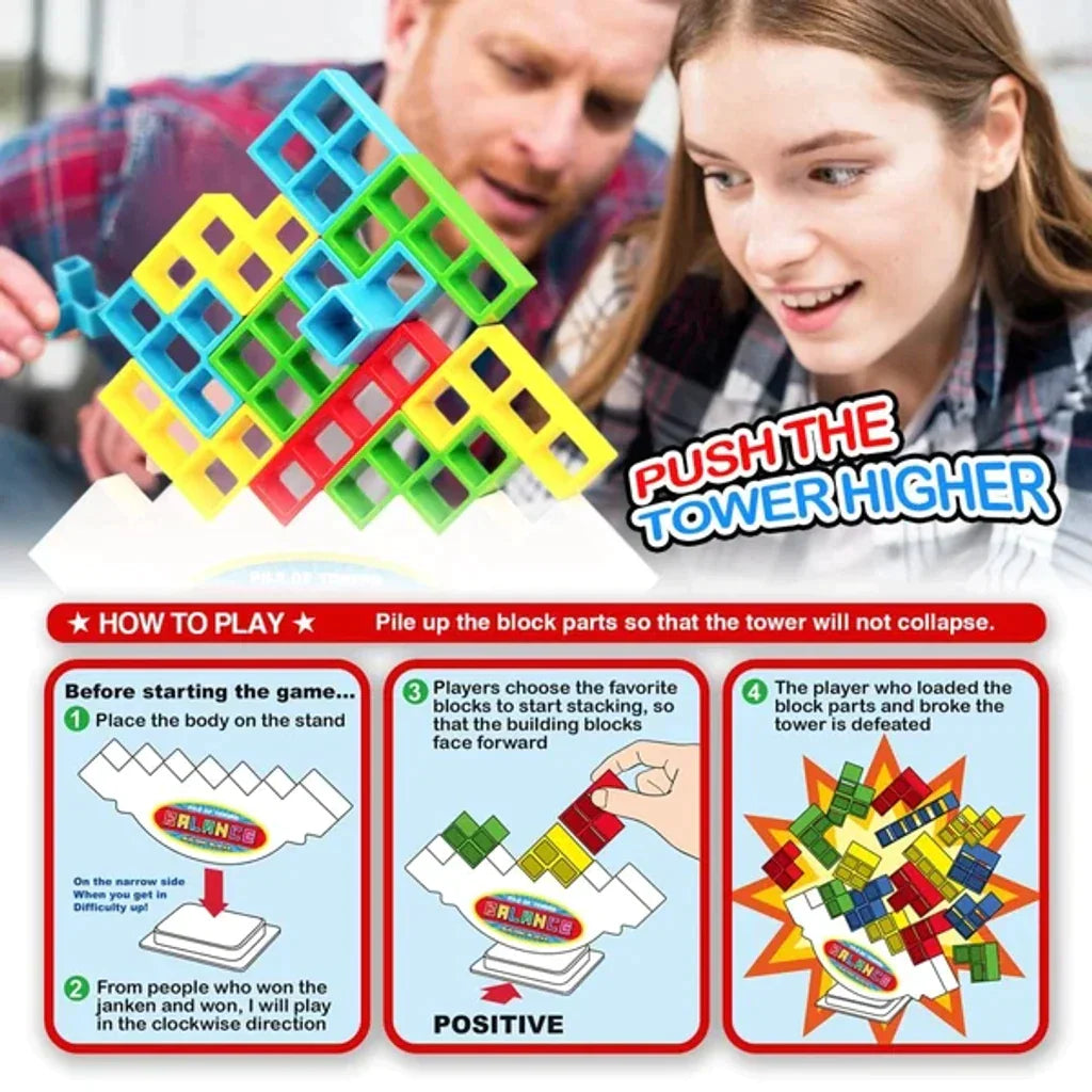 TetraTower™ | voor kinderen en volwassenen - leuk voor alle leeftijden! - novoza