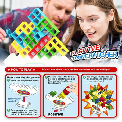 TetraTower™ | voor kinderen en volwassenen - leuk voor alle leeftijden! - novoza