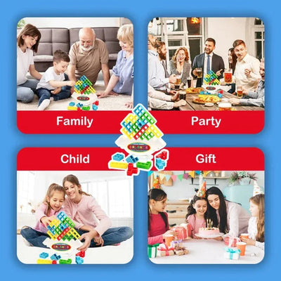 TetraTower™ | voor kinderen en volwassenen - leuk voor alle leeftijden! - novoza