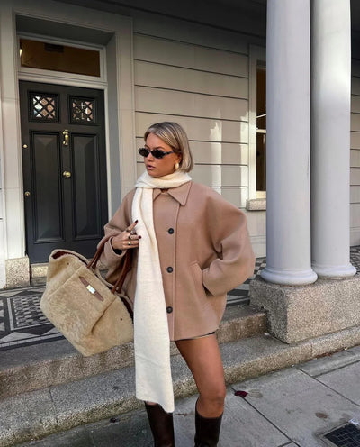 STONE&INK - Wollen Coat - novoza