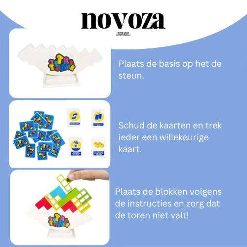 TetraTower™ | voor kinderen en volwassenen - leuk voor alle leeftijden! - novoza