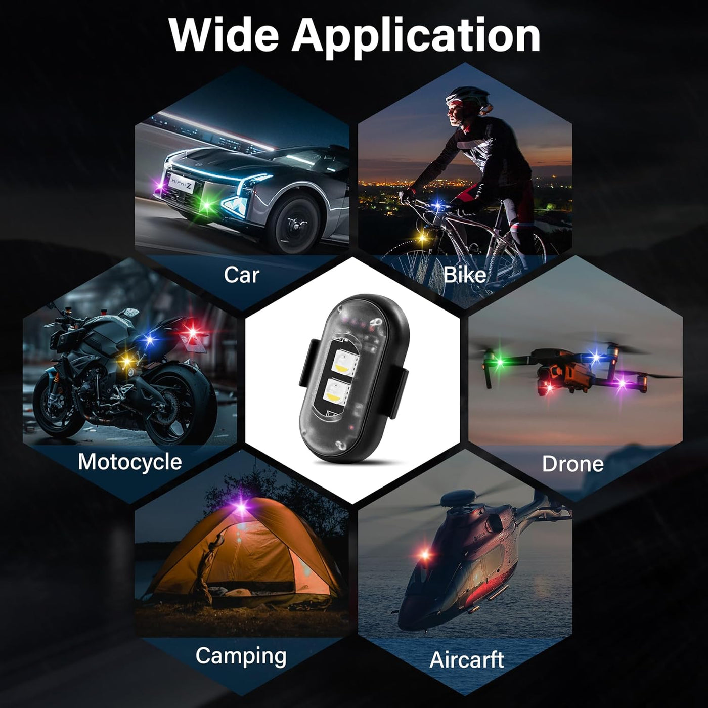 Draadloze Led Strobe Lampen - Novoza